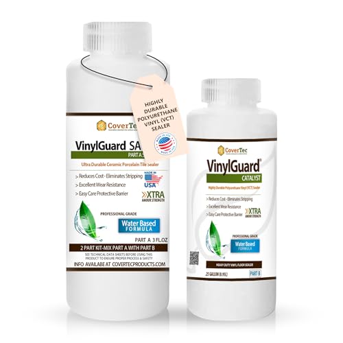 CoverTec VinylGuard – WB Polyurethane Satin Vinyl Floor Sealer for