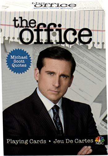 Baraja de cartas The Office Michael quotes poker miniatura 2
