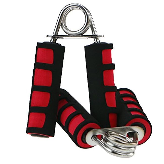 BOOMIBOO Hand Grip Strengthener, Hand Soft Foam Manual Exerciser, Rapid Increase of Wrist, Forearm and Finger Strength Exercise Equipment, 2 Pack