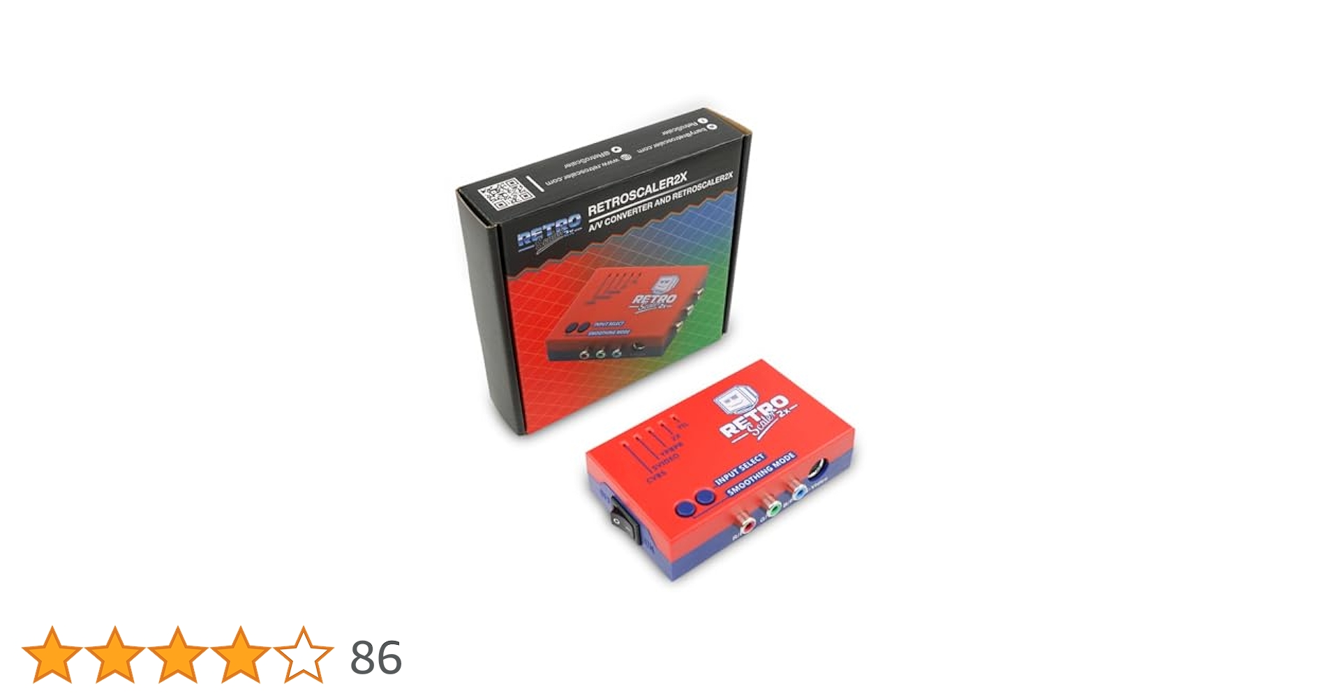 RetroScaler2x AV/SV/YPBPR to HDMI Converter - Supports Line