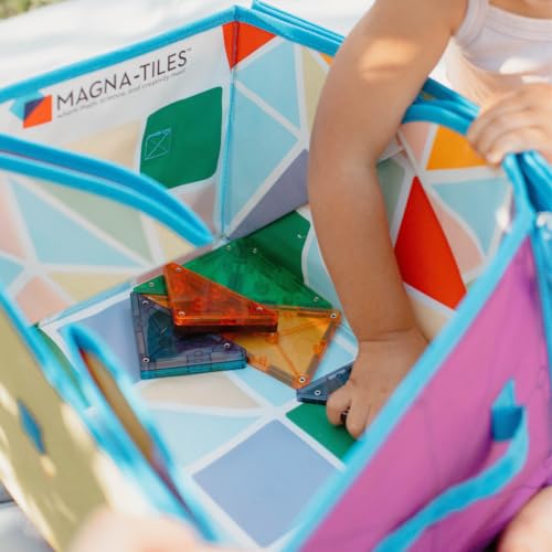 MAGNA-TILES Storage Bin Bundle 84-Piece Magnetic Construction Set, The ORIGINAL Magnetic Building Brand - Image 3