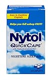 Nytol Quick Caps Nighttime Sleep Aid, Helps You Fall Asleep Fast, 16 Caplets (Pack of 6)