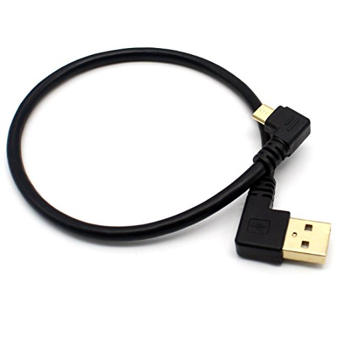 Ad angolo retto per cavo Micro USB Rerii, placcato...
