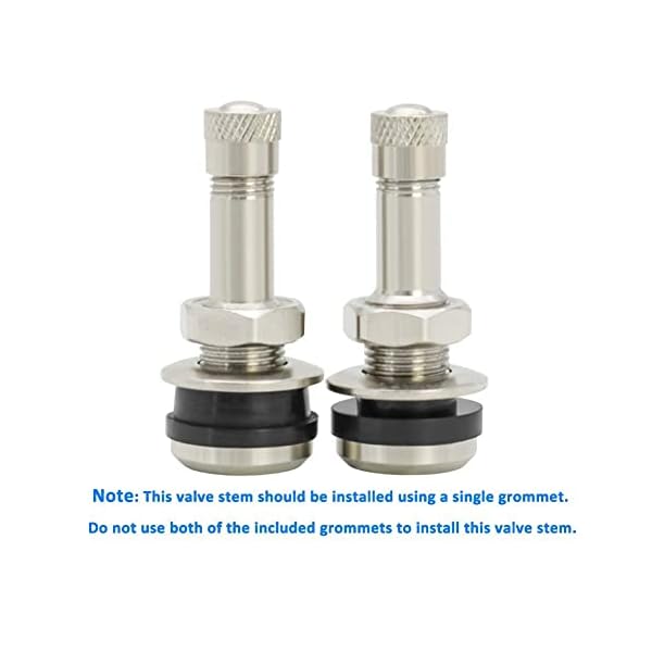 OTAUPRS 25 Pieces Bolt in Metal Valve Stem TR416 Fits 0.453" and 0.625