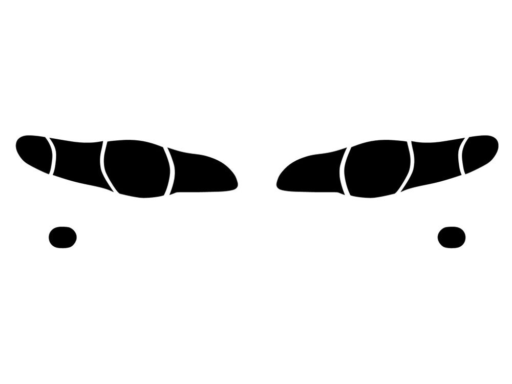 Rvinyl Headlight Tint Covers Compatible with Chevrolet Monte Carlo 2000-2005 - Installation Kit