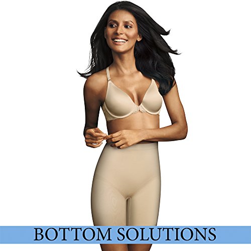 Maidenform Flexees Women's Shapewear Seamless Thigh Slimmer, Latte Lift, Large