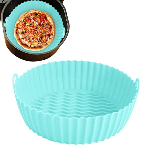 Fukamou Air Fryer Silicone Pot Liners, Heat-proof Round Bowl