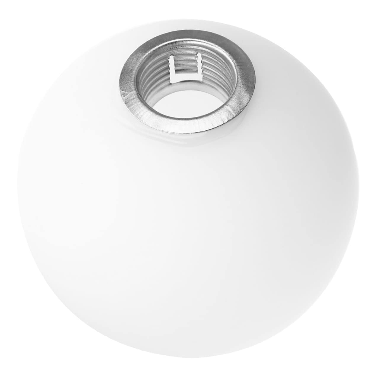 SOESFOUFU Glass Globe Lamp Shade Replacement for Ceiling Lamp, White Glass Ball Shaped Lampshade Eye Protection Feature, Easy to Use Decorative Lighting for Home Decoration