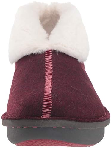Clarks Women's Step Flow Low Slipper, Maroon Felt, 7 M US | Image 1