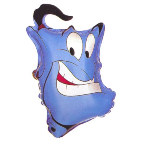 Aladdin's Genie Custom Shaped Balloon Party Decoration pack of 1 Pc, 8