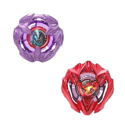 2 Trottole X Set, Trottole da Combattimento Set Gyro Toy, tipo di attacco Buster Dran UX e tipo di difesa Lance Knight, Gyro da battaglia per bambini e bambine di 6 anni