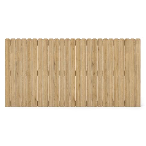 6ft Fence Picket Dog-Ear - 5.9 inch x 0.5 inch Fir Wood Fence Boards -...