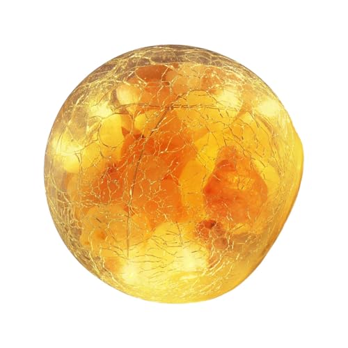 VILLCASE Himalayan Crystal Salt Light Night Lamp Modern Decorative Lighting for Bedroom Living Study Eye Caring Warm Glow Portable Battery Operated Design