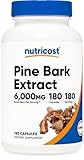 Nutricost Pine Bark Extract, 180 Capsules for 180 Servings Per Bottle