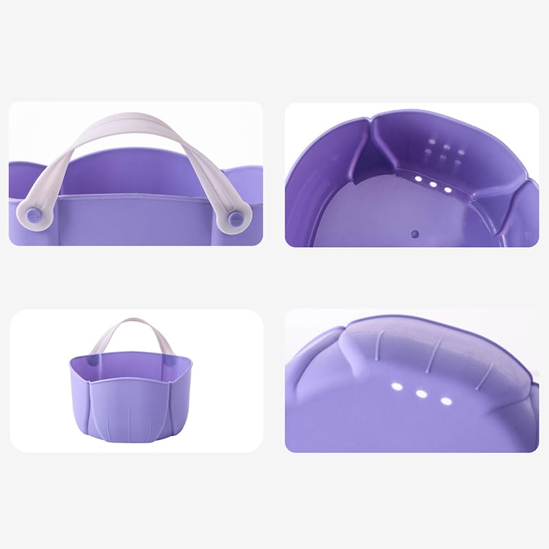 Panier De Rangement Suspendu Empilable Pour Cuisine Ou Salle De Bain - PP, Sans Perçage, Multi-usage