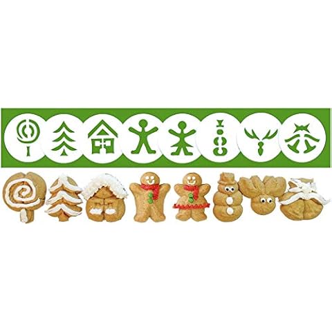 Gingerbread 8 Disk Set for Cookie Presses Cover