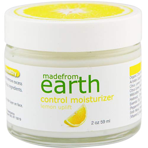 Made from Earth Control Acne Moisturizer - Hyaluronic Acid, Vitamin C for Oily, Acne, Sensitive Skin