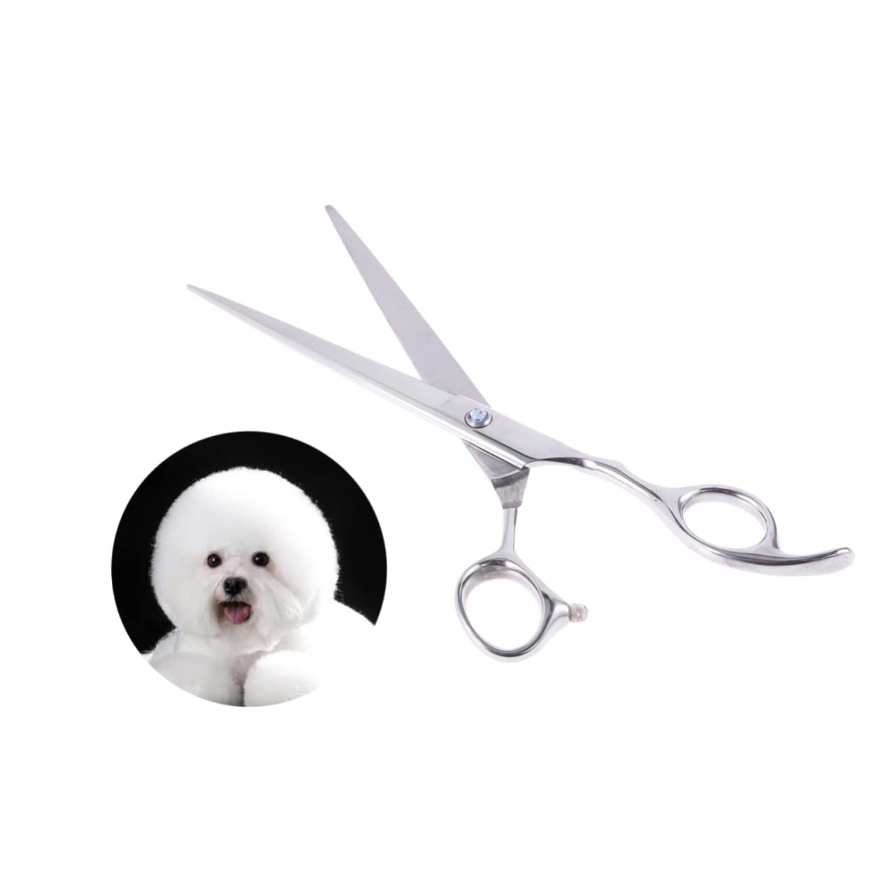 Mipcase 3pezzi Forbici Per Toelettatura Cani Forbici Sicure Per Animali Da Compagnia Inossidabile Strumenti Professionali Per Taglio e Sfoltimento Pelo Animali Domestici Per Pet