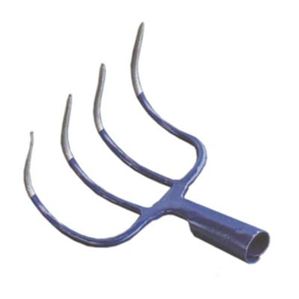 1 PZ FORCA CURVA A RAMPINO ORSATTI ACCIAIO FORGIATO DENTI 4