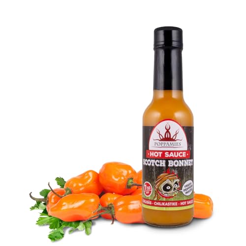 Poppamies Scotch Bonnet Salsa di peperoncino fresco caldo - Spezia: 7/10-150ml