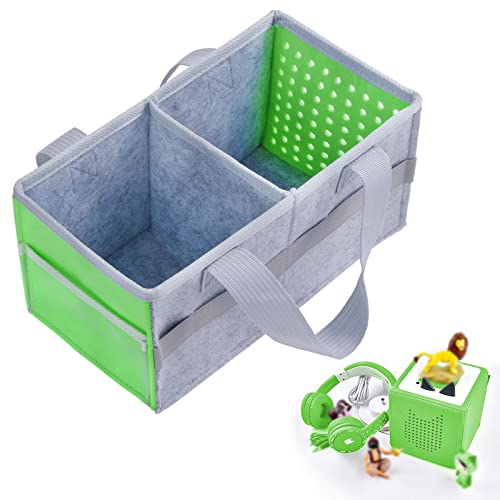 Vicloon Bag for Toniebox Starter Set and Accessories Storage Bag, Toniebox Audio Player Felt Organizer Bags