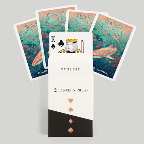 Baraja de Poker Lantern Press Monterey, California, 52 cartas miniatura 6