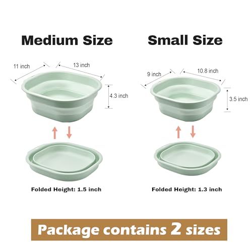 Daimix Collapsible Wash Basin Set of 2