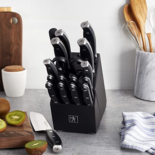 Henckels Premio 18pc Knife Block Set Charcoal All Knife Sets