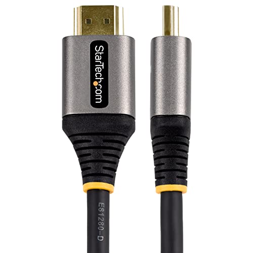 StarTech.com 13.1ft (4m) HDMI 2.1 Cable 8K, Certified Ultra High Speed HDMI Cable 48Gbps, 8K 60Hz/4K 120Hz HDR10+ eARC - Image 2