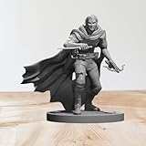 Unpainted DND Elf Male Rogue Miniature Figurine, Tabletop Gaming Collectible, Fantasy World, Ideal Gift for Dungeon Masters and Collectors - Designed by MZ4250