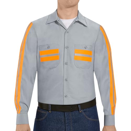 Chemise haute visibilité réfléchissante grise Red Kap 2XL