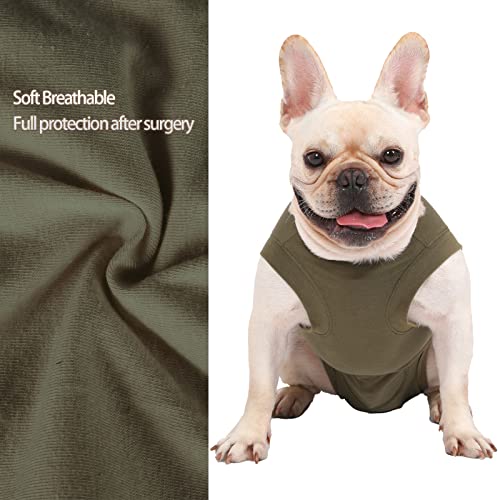 Image of Dog Surgery Recovery Suit - After Spay, Abdominal Wounds Post Surgical Recovery, Anti Licking Breathable Dog Onesies for Small, Medium & Large Pet, Alternative Bandages Cone E-Collar