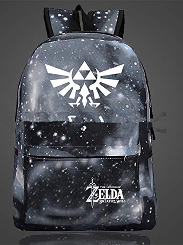 YUNMEI Bolsa de The Legend of Zelda Leyenda Luminoso Mochila Estudiantes Escuela Bolsas