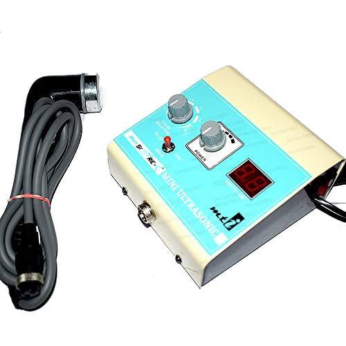 Image of PHYSIOTREX Digital Ultrasonic Mini Ultrasound Machine for Physiotherapy Equipment, Portable With 1 Year Warranty (Pulse Selector Without Timer)