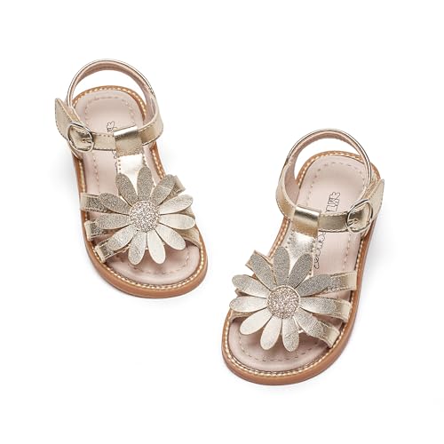 Image of Kiderence Toddler Girls Sandals Little Girls Kids Summer Shoes Toddler Sandals