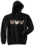 Kings Of NY Cats Crazy Odd Kittens Funny Future Pullover Hooded Sweatshirt Hoody XX-Large Black