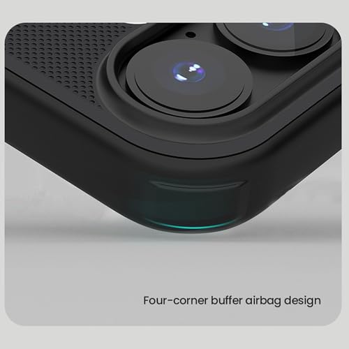 Image of Nillkin Case for Apple iPhone 17 (6.3 inch Inch) Super Frosted Shield Pro (PC + TPU) Shock Absorb Cover Raised Bezel Camera Protect Without Logo Cut Black Color