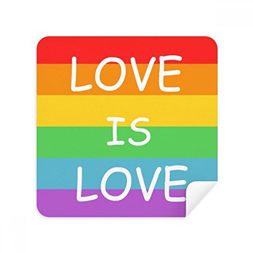 Chiffon suède anti-traces pour lunettes et smartphone LGBT x2