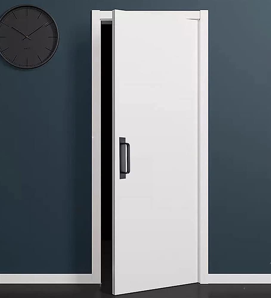Klamki do drzwi przesuwnych typu barn door, Aluminiowe klamki do drzwi przesuwnych montowane bocznie szopy i szafki w wielokolorowym opakowaniu(Bright Silver,1 Piece)