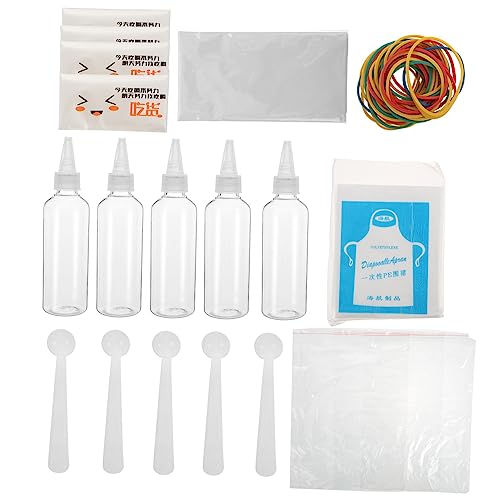 VILLCASE DIY Dyeing Supply Tie-dye Plastic Bags Tie-dye DIY Material Cover Tools Fabric Jacquard Kit
