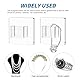xyuayamz Brillenhalterung Wand, Sonnenbrillen Halter Wand, Brillenregal Wandmontag, Brillen Organizer Display für Aufhängen Der Brille, Selbstklebend, Acryl, 4 Stück, Transparent