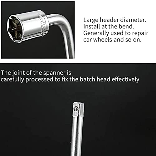 Image of Mld 10 Pcs 1 /2 Socket Wrench Spanner Repair Tool Box for Automobiles /Bike /Car - Goti Set With Socket and Box End