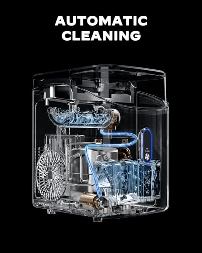Silonn SLIM24B Nugget Ice Maker Countertop, Pebble Ice Maker With Soft Chewable Ice, One-Click Operation Ice Machine With Self-Cleaning, 33Lbs/24H For Home,Kitchen,Office thumb #5