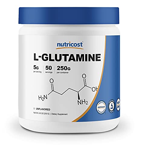 Nutricost L-Glutamine Powder 250 Grams