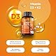 Vitamin D3 K2 2000 IE - 2 Jahr Vorrat - 365 Tabletten mit 200μg Vit K2-98.8% All-Trans MK-7-1 Tablette alle 2 Tage - Alternative zu Vitamin Tropfen - Vegane Quelle (Flechten) - WeightWorld