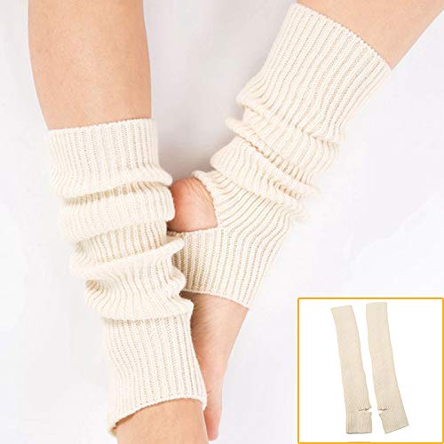 Yuanqian LEGWARMER Warmer Knitted Stirrup Leg Warmers thumb #1