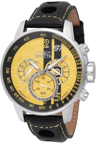 INVICTA S1 Rally 48616 Reloj para Hombre - Impermeable - Analógico - Movimiento Cuarzo - Acero Inoxidable con Esfera Blanco - 48mm