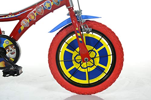 Dino Bikes 614-PW Paw Patrol Bike, rot, 14 Zoll – Bild 6