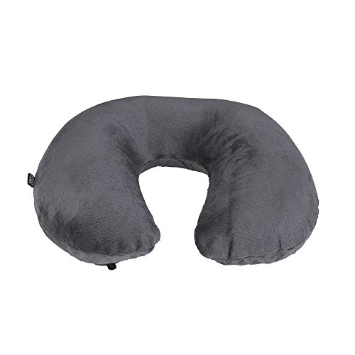 Lewis N. Clark 522GRY Compact Portable Adjustable And Inflatable Cervical Neck Pillow For Travel thumb #1