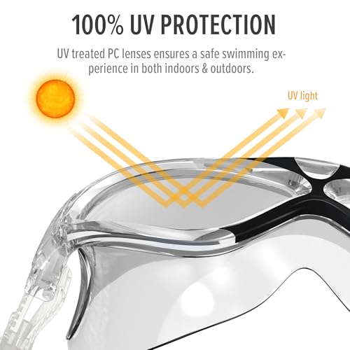 Image of OutdoorMaster Swim Mask - Wide View Swimming Mask & Goggles Anti-fog Waterproof